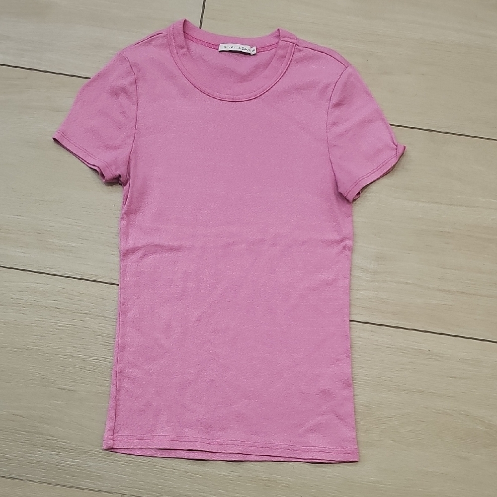 Michael Stars Pink Short Sleeve T-Shirt